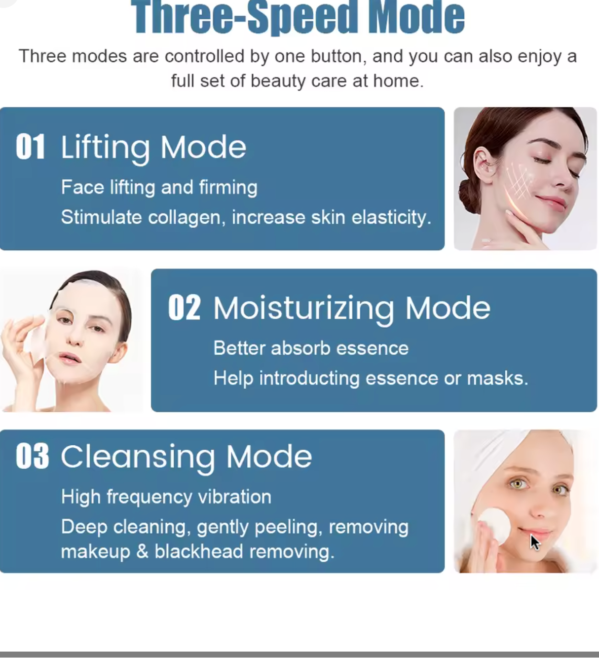 Ultrasonic Skin Scrubber – Blackhead Remover Facial Tool