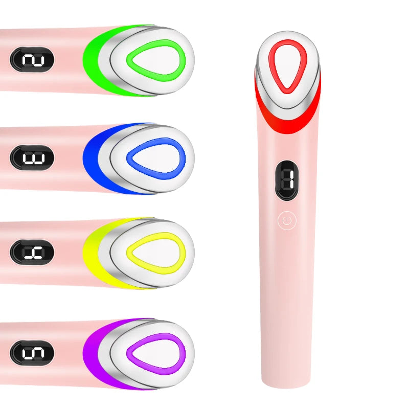 Booster Pro 7 Colors LED Light Therapy Facial Device – Anti-Aging Skin Tool