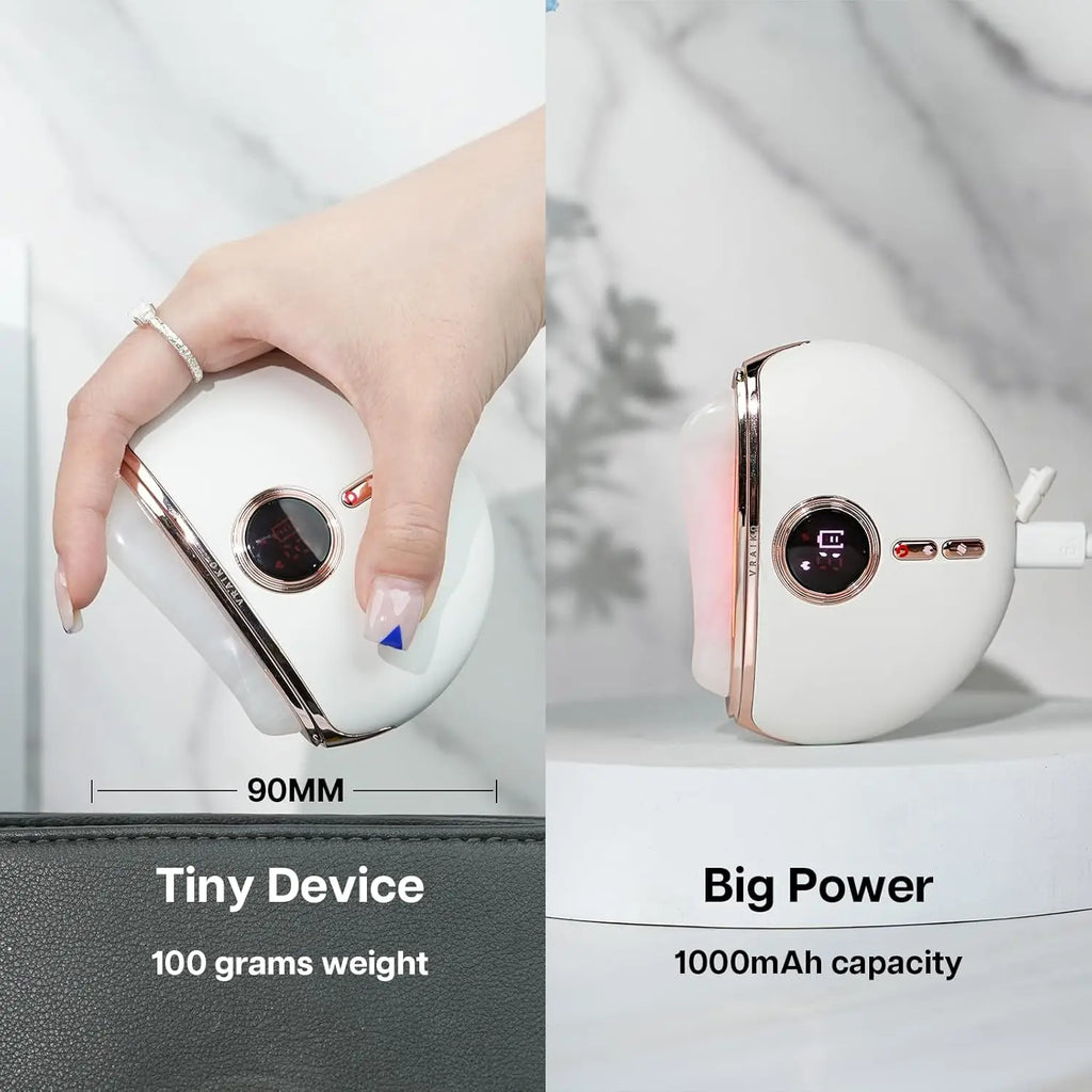 Heated Gua Sha Facial Massager – Face & Neck Lifting Anti-Aging Tool